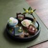 Handmade Miniature Dessert - Oriental Zen Tea Ceremony & Courtyard Pastry Set (Non-Edible)