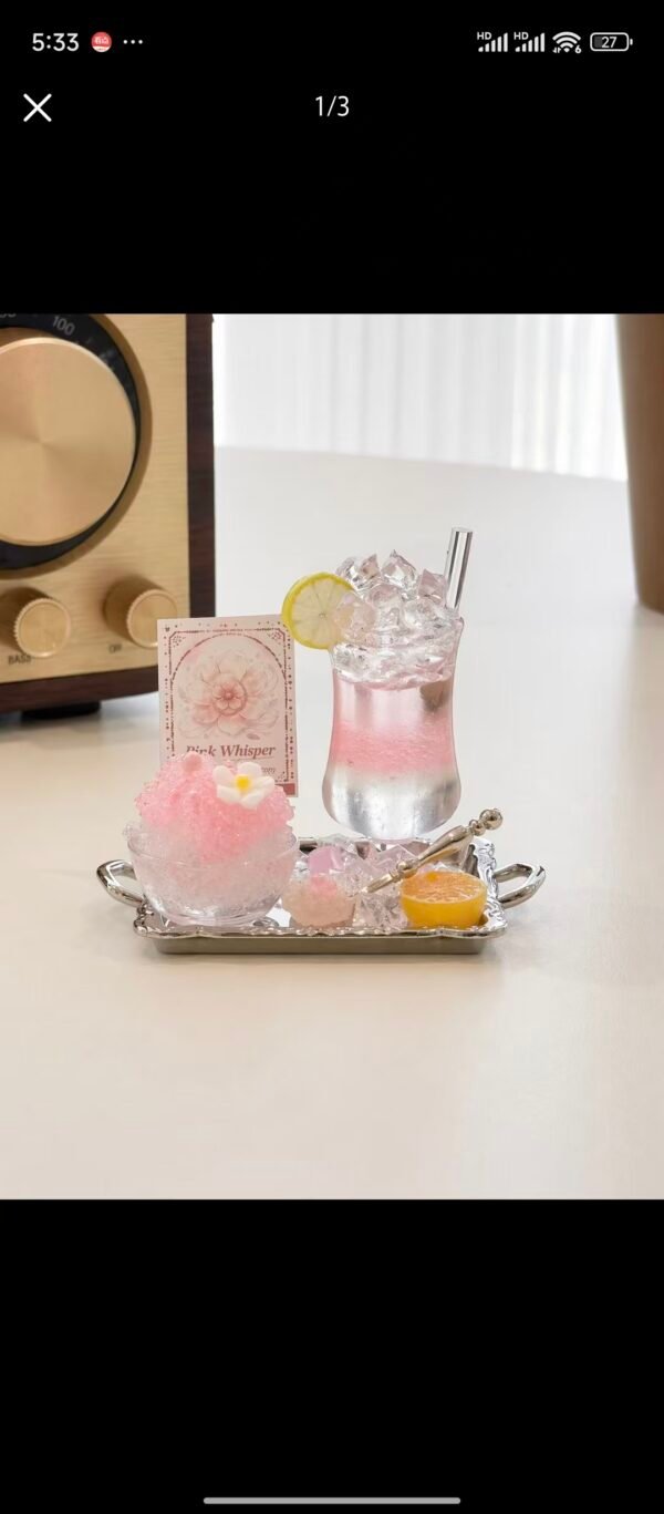 Pastel Whisper Sparkling Soda & Shaved Ice Set (Non-Edible)