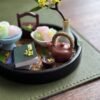 Handmade Miniature Dessert - Oriental Zen Tea Ceremony & Courtyard Pastry Set (Non-Edible)