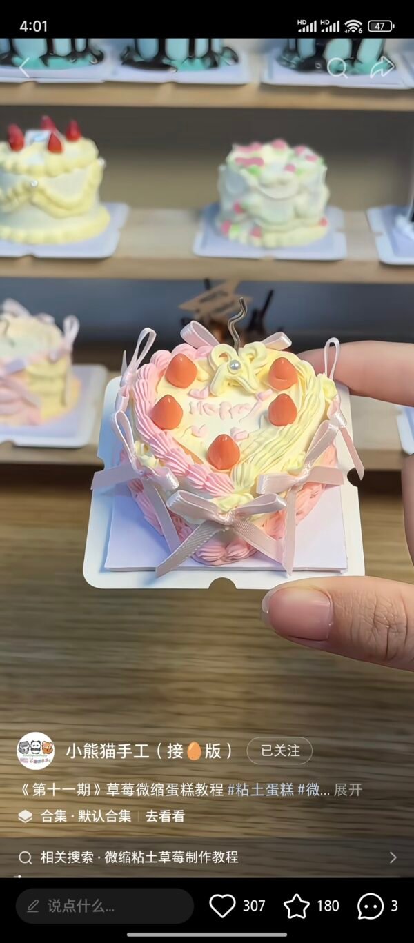 Custom Miniature Cake and Food Art (Handcrafted to Order)