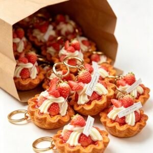 Artisan Bakery Pastry Bag Charm & Keychain (Non-Edible)
